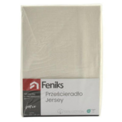 Prześcieradło Jersey 160x200cm biały 2