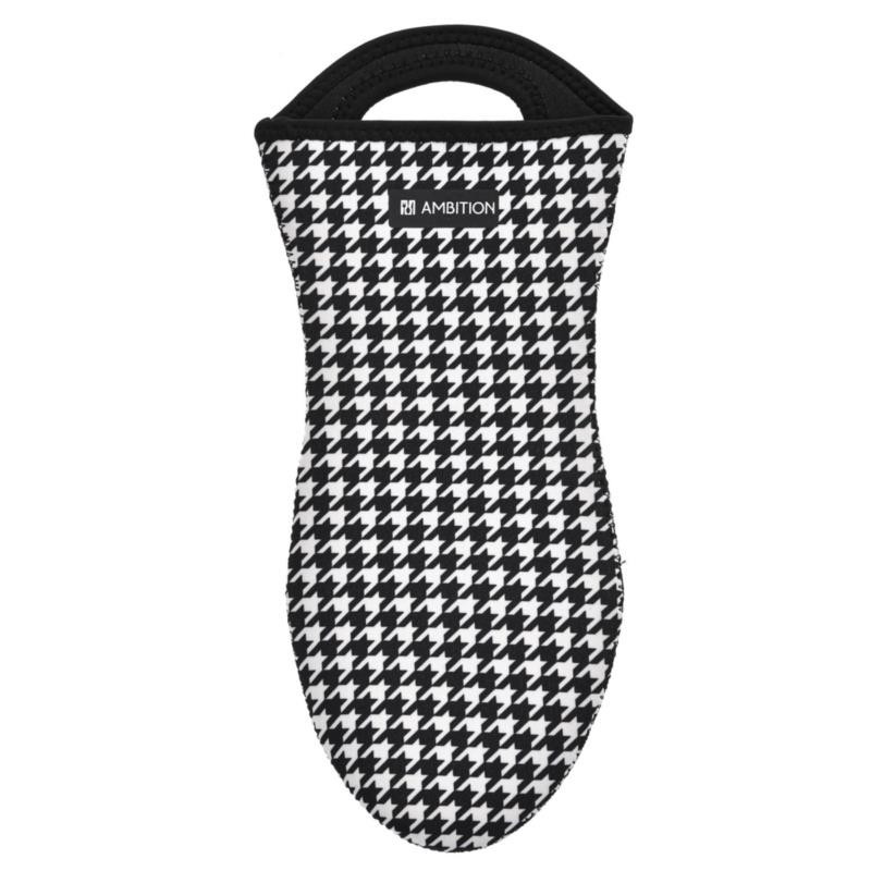 Rękawica kuchenna biało-czarna neoprenowa