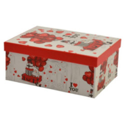Pudełko ozdobne 25x18x10cm Love 2