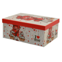 Pudełko ozdobne 29x21x11cm Love 2