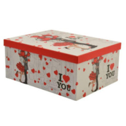 Pudełko ozdobne 37x27x16cm Love 2
