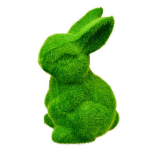 Figurka Zając z mchu 9x5cm VJ7248