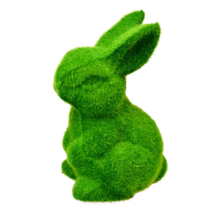 Figurka Zając z mchu 9x5cm VJ7248