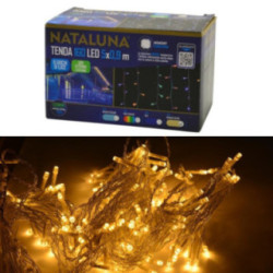 Lampki choinkowe 160 LED białe ciepłe wewn/zewn 5+0,9m