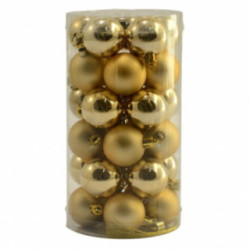 Bombki 30szt 4cm gładkie szampan SPB430 2