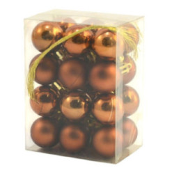 Bombki 24szt 3cm miedziane PB-324 2