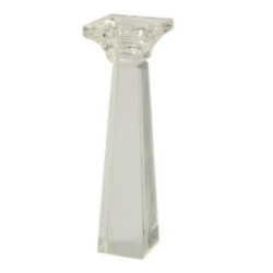 Świecznik 20,5cm szklany