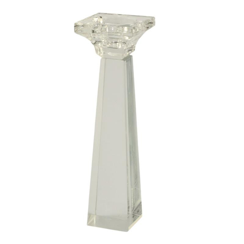 Świecznik 20,5cm szklany