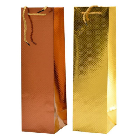 Torebka ozdobna 36x12x9cm butelkowa mix