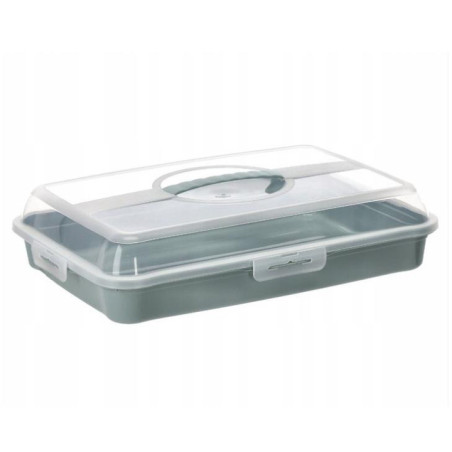 Pojemnik na ciasto płaski 42,5x29,5x10cm 5340