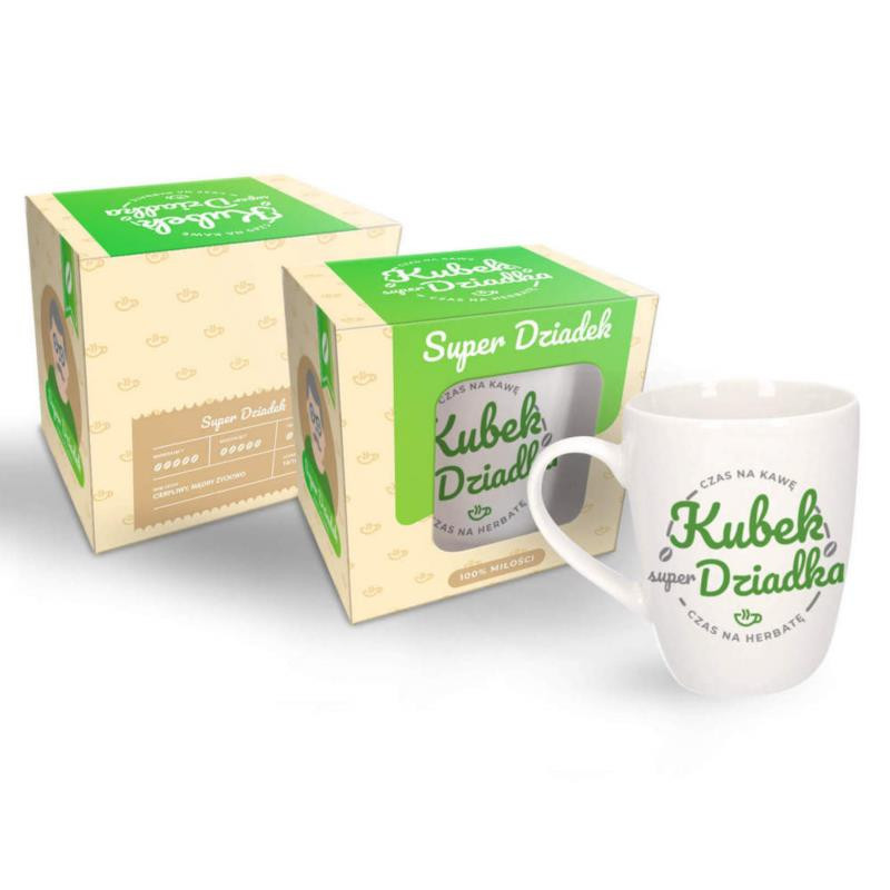 Kubek ceramiczny 300ml Dzień Dziadka "Super Dziadek"