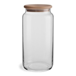 Słoik Kalle 1300ml h:20cm z drewnianą pokrywką 35685 2