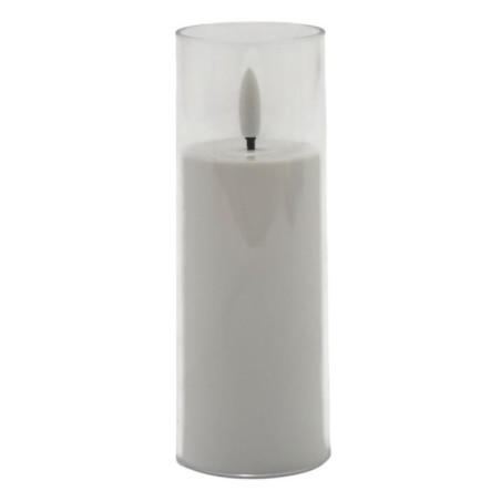 Świeca biała LED 15cm