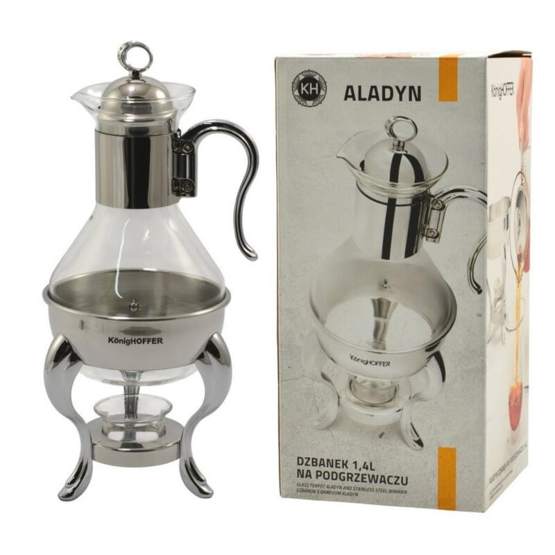 Dzbanek z podgrzewaczem Aladyn 1,4L połysk