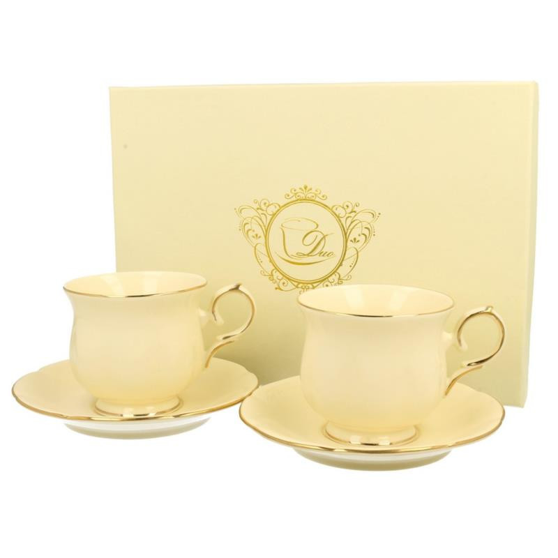 Filiżanki ze spodkami 2 sztuki Clark 260ml