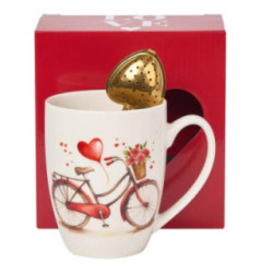 Kubek z zaparzaczem 360ml Rower 2