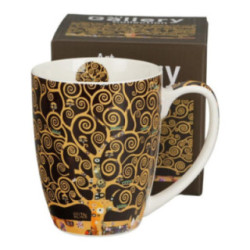 Kubek ceramiczny 360ml Tree of Life Brown 2