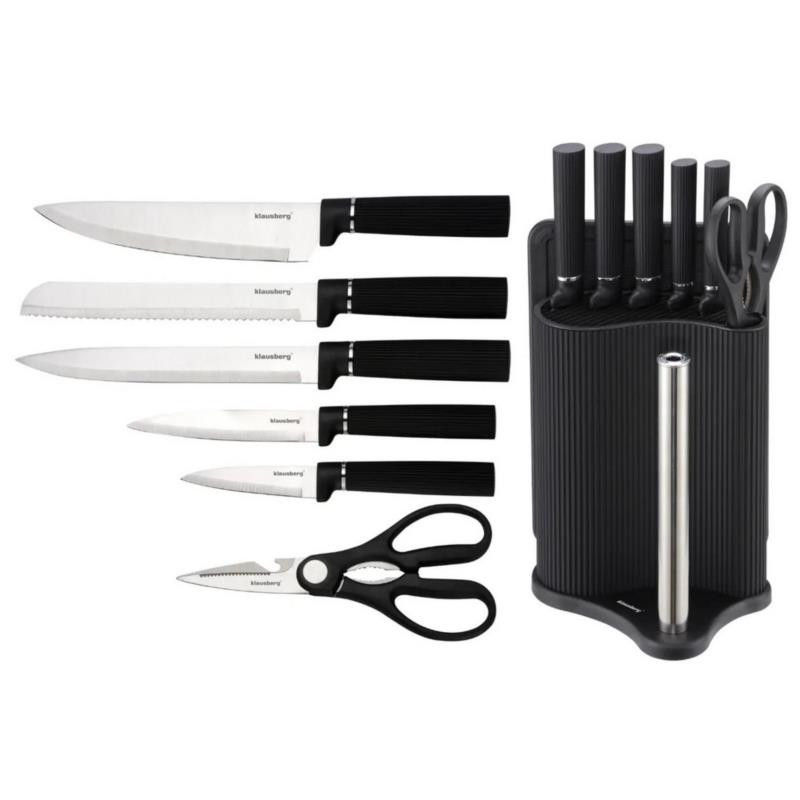 Noże w bloku 8 elementów Klausberg KB-7977