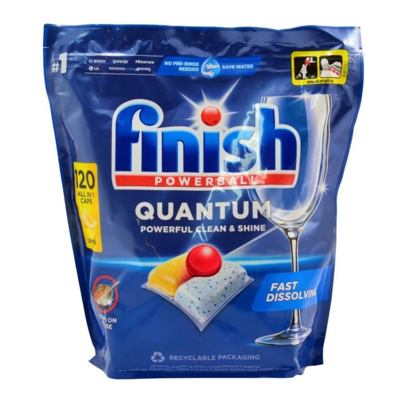 Tabletki do zmywarki FINISH 120szt Quantum Lemon