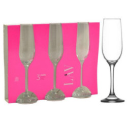 Kieliszki do szampana 215ml 3 sztuki LAV Fame 2