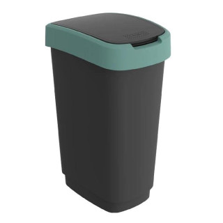 Kosz na śmieci 25L Rotho Twist zielony