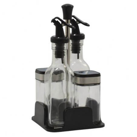 Przyprawniki  4 elementy na stojaczku BW02