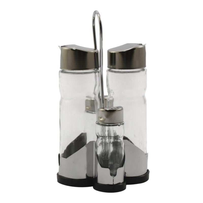 Przyprawniki  4 elementy na stojaczku BK01