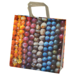 Torba na zakupy PP Koraliki laminowana 42x42x17cm 2