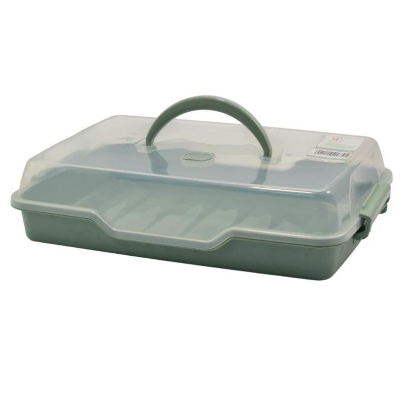 Pojemnik na ciasto prostokątny 43x29,5x10,5cm NG-639 mix