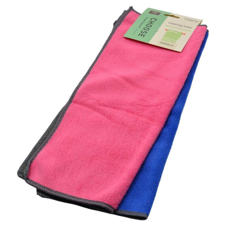 Ściereczki z mikrofibry 30x40cm 2 sztuki mix