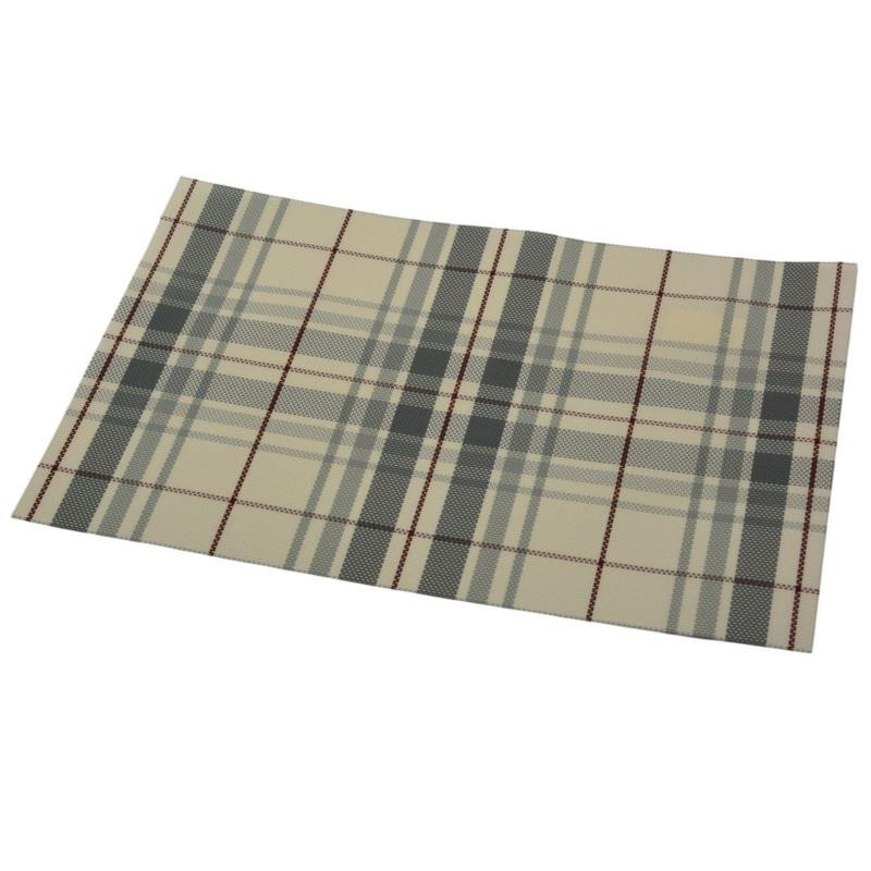 Mata 35x40cm prostokątna kratka mix