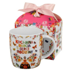 Kubek ceramiczny 400ml "Kochana Babcia" 2