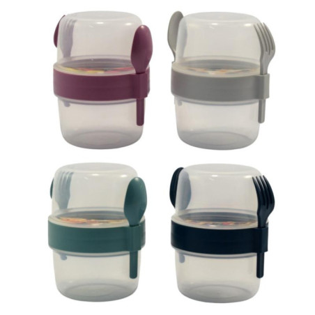 Pojemnik plastikowy 800ml Musli 2w1 mix