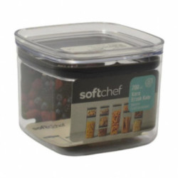 Pojemnik plastikowy 700ml hermetyczny kwadratowy 2