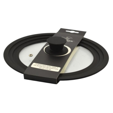 Pokrywka szklana silikonowy rant 20/22/24cm