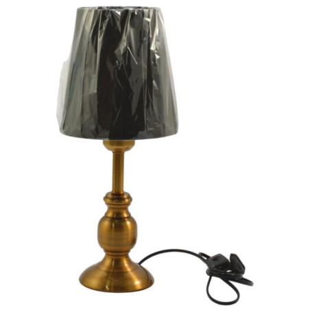Lampka nocna abażur 38cm złota 8322
