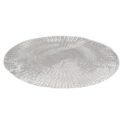 Mata 40cm tworzywo srebrna 2