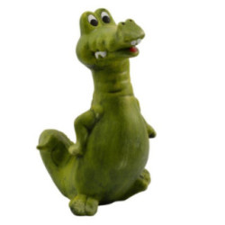 Figurka Krokodyl h:43cm dł.23cm ceramiczna 359