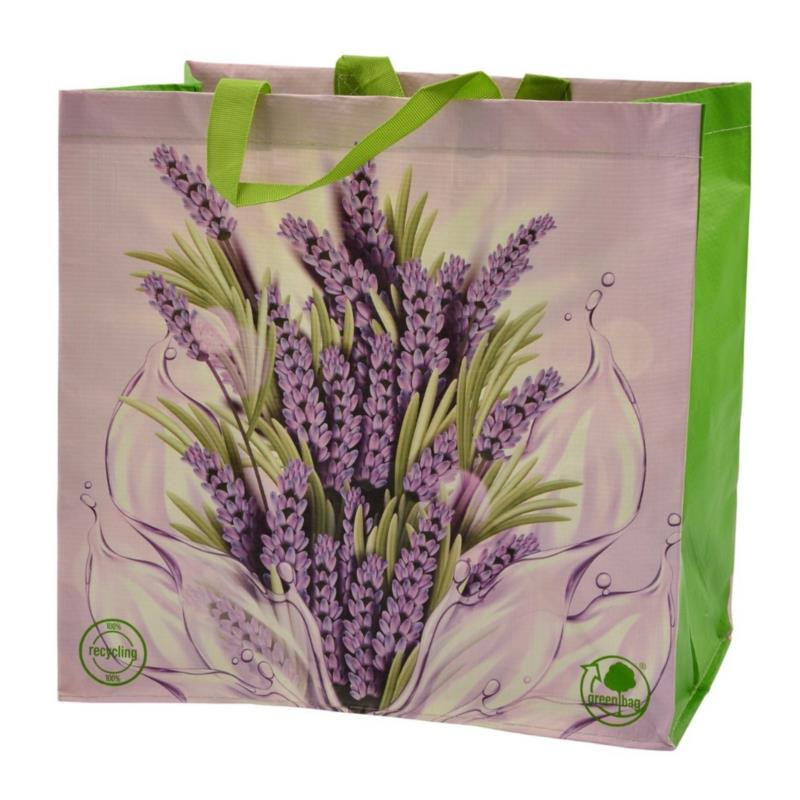 Torba na zakupy PP Lawenda 34x34x22cm