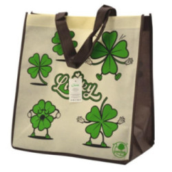 Torba na zakupy S2 laminowana Koniczynka 36x34x20cm 2