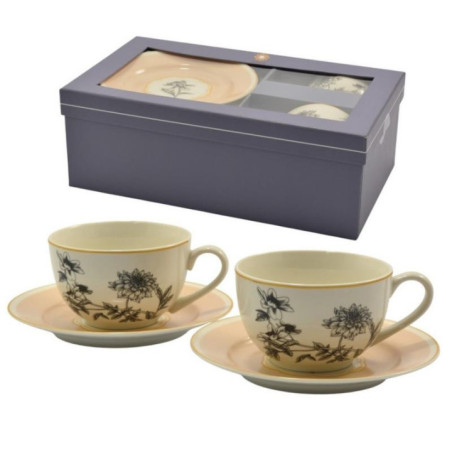 Filiżanki ze spodkami 2 sztuki 250ml Divine