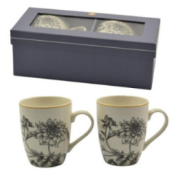 Kubki 2 sztuki 350ml ceramiczne Divine 2