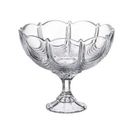 Salaterka kryształ Bohemia Orion 22cm na nodze