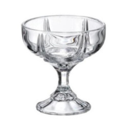 Salaterka kryształ Bohemia Orion 15cm na nodze