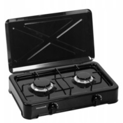 Kuchenka gazowa Ravanson 2 palnikowa K02 czarna