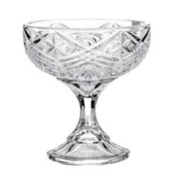 Salaterka kryształ Bohemia Taurus 22cm na nodze