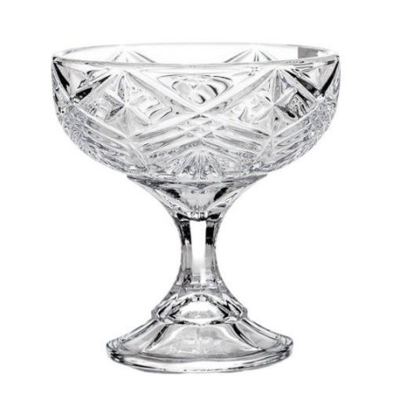 Salaterka kryształ Bohemia Taurus 22cm na nodze