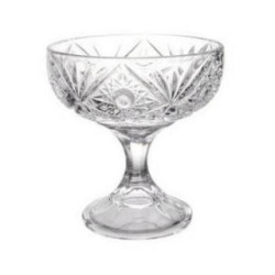 Salaterka kryształ Bohemia Perseus 15cm na nodze