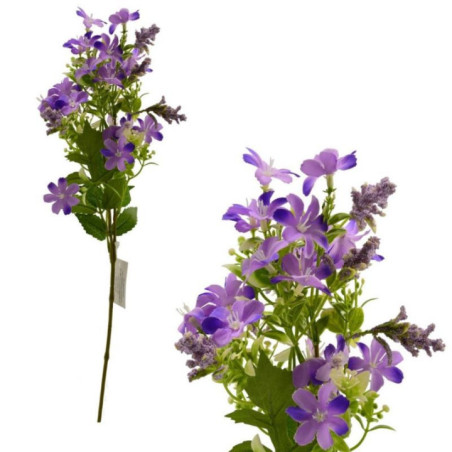 Kwiat sztuczny gałązka 45cm mix