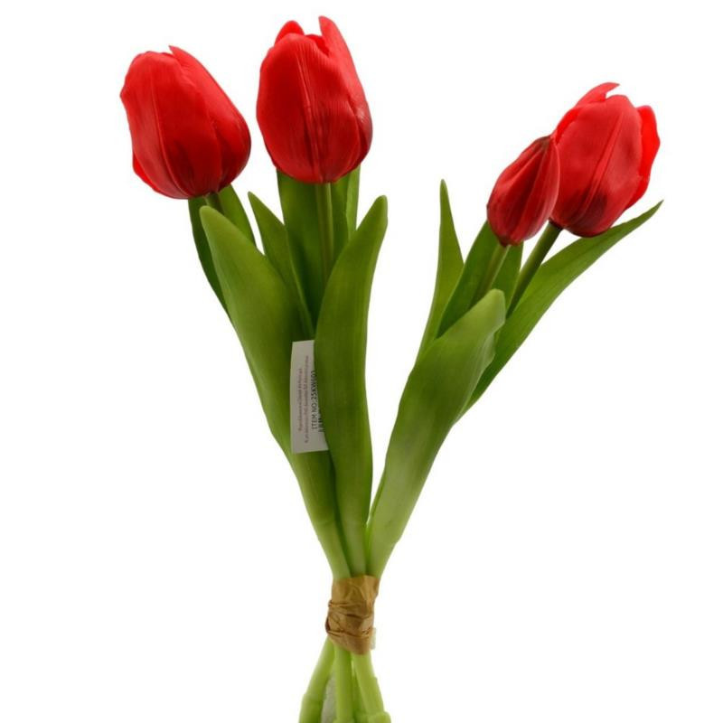 Kwiat sztuczny Tulipany bukiet 32cm mix